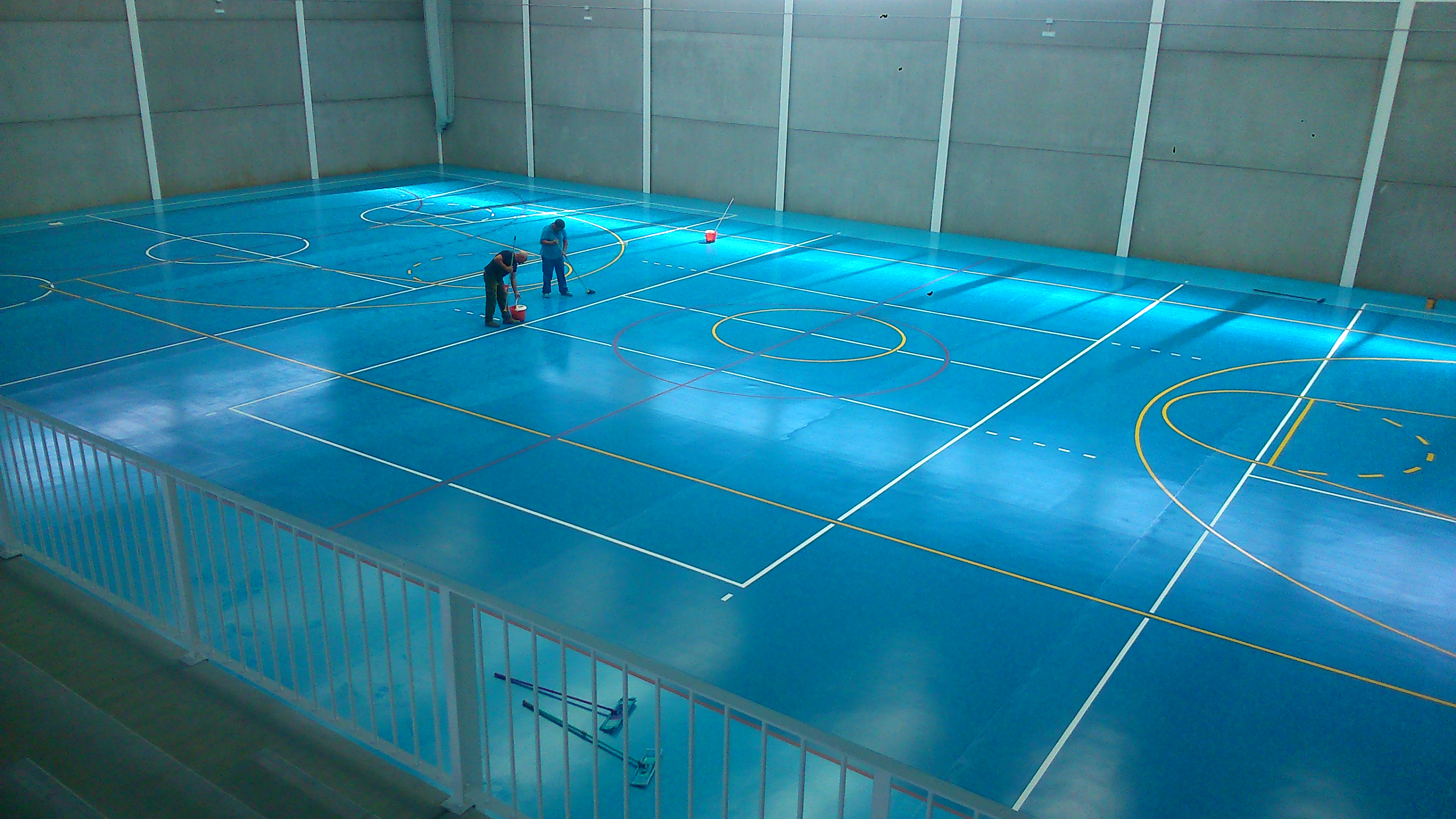 Pintura suelo deportivo