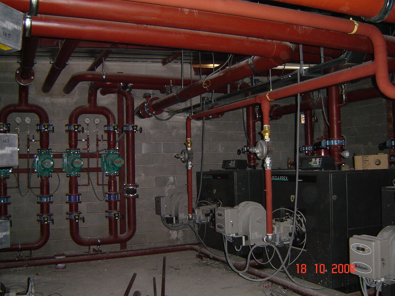 INSTALACION DE SALA DE CALDERAS -COMBUSTIBLE GAS NATURAL