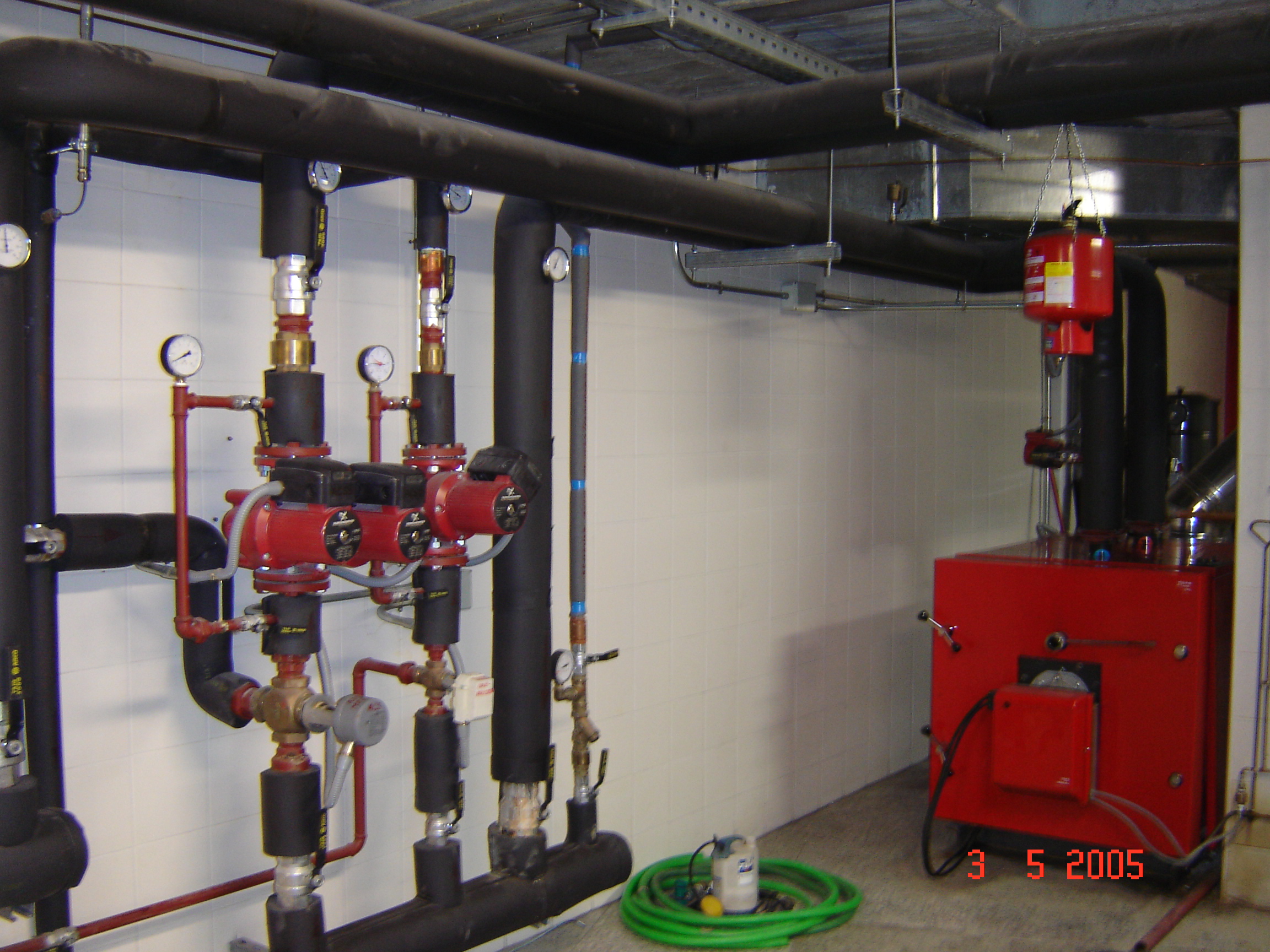 INSTALACION DE SALA DE CALDERAS - COMBUSTIBLE GASOLEO-C