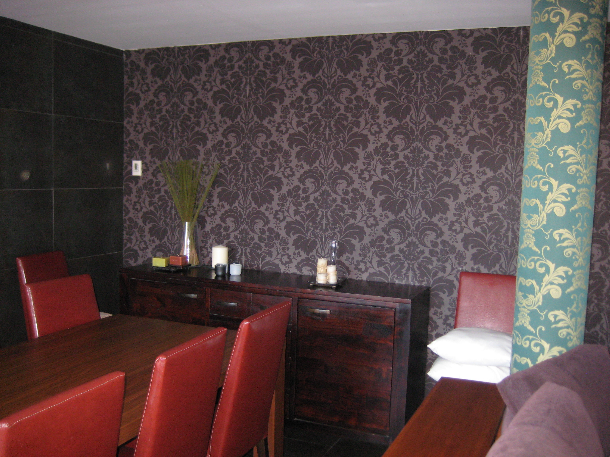 Empapelado del salón