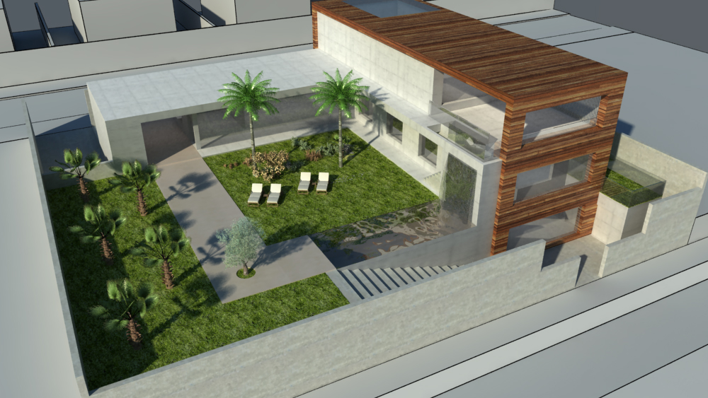 Proyecto vivienda unifamiliar aislada - Granada