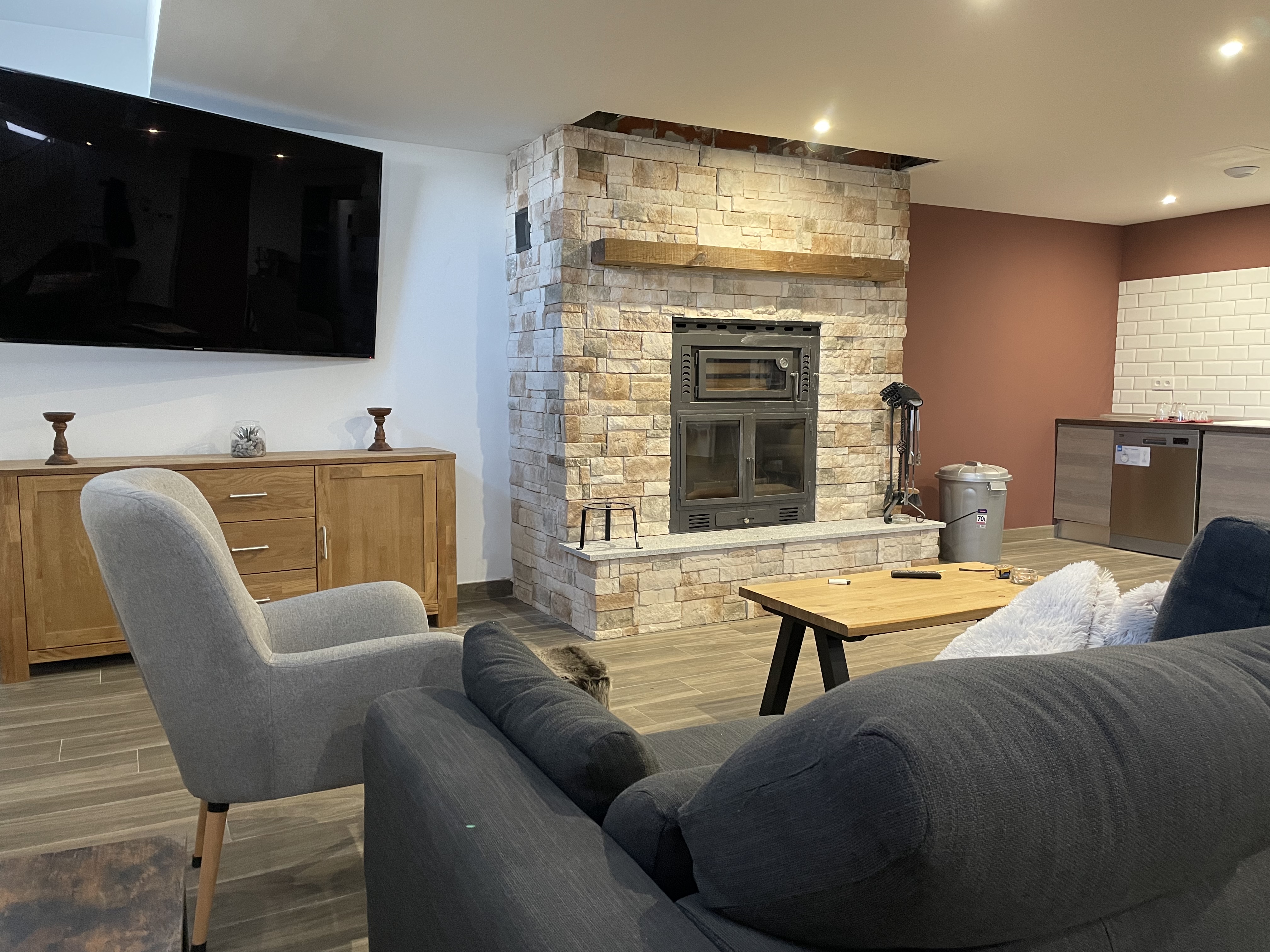 Gran cambio de color en salón