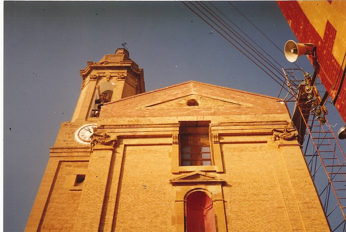 Fachada Iglesia Urrea de Gaen Antes
