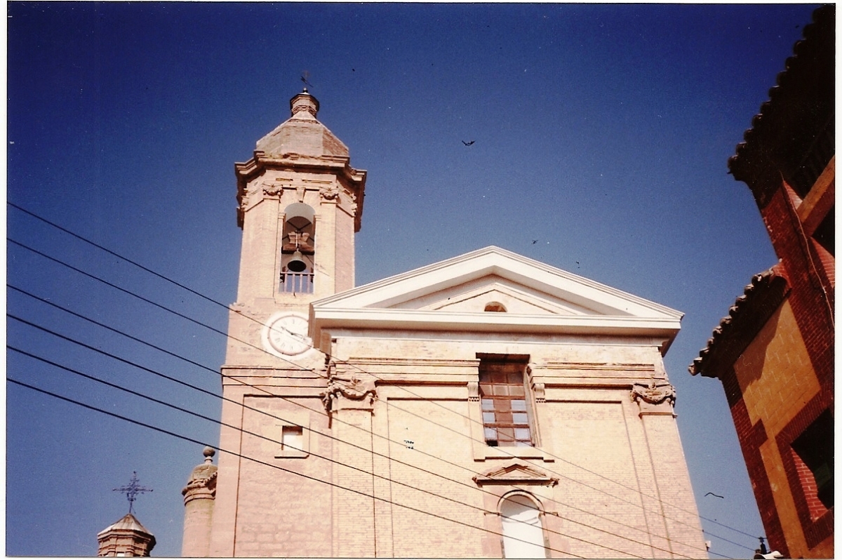 Fachada Iglesia Urrea de Gaen Despues
