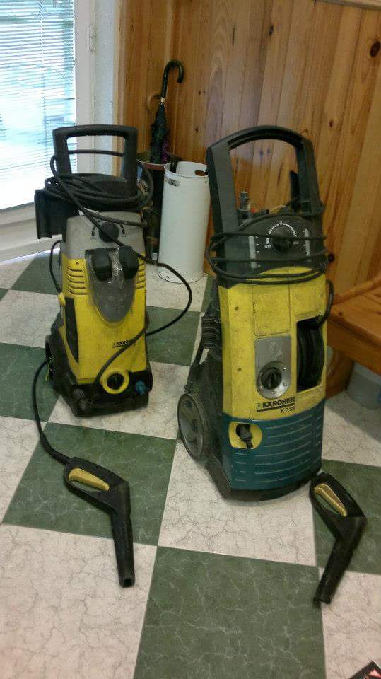 maquinaria a presión con o sin producto