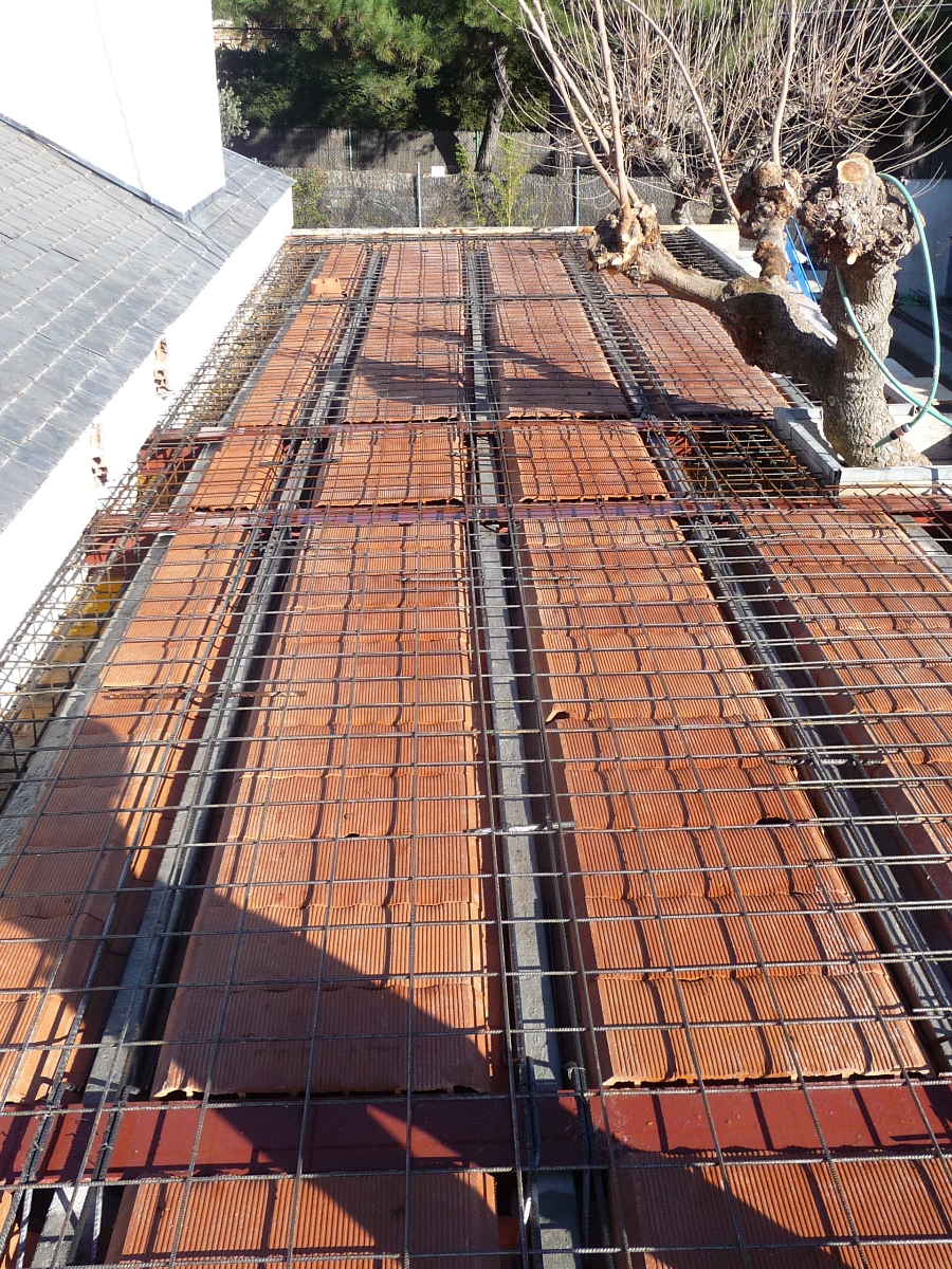 Forjado en vivienda unifamiliar Valle del Izalco