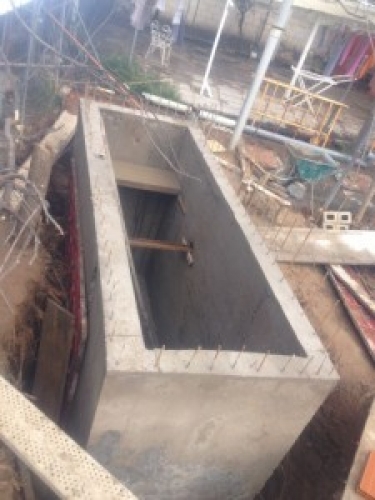Fosa de Tratamiento construcción obra civil