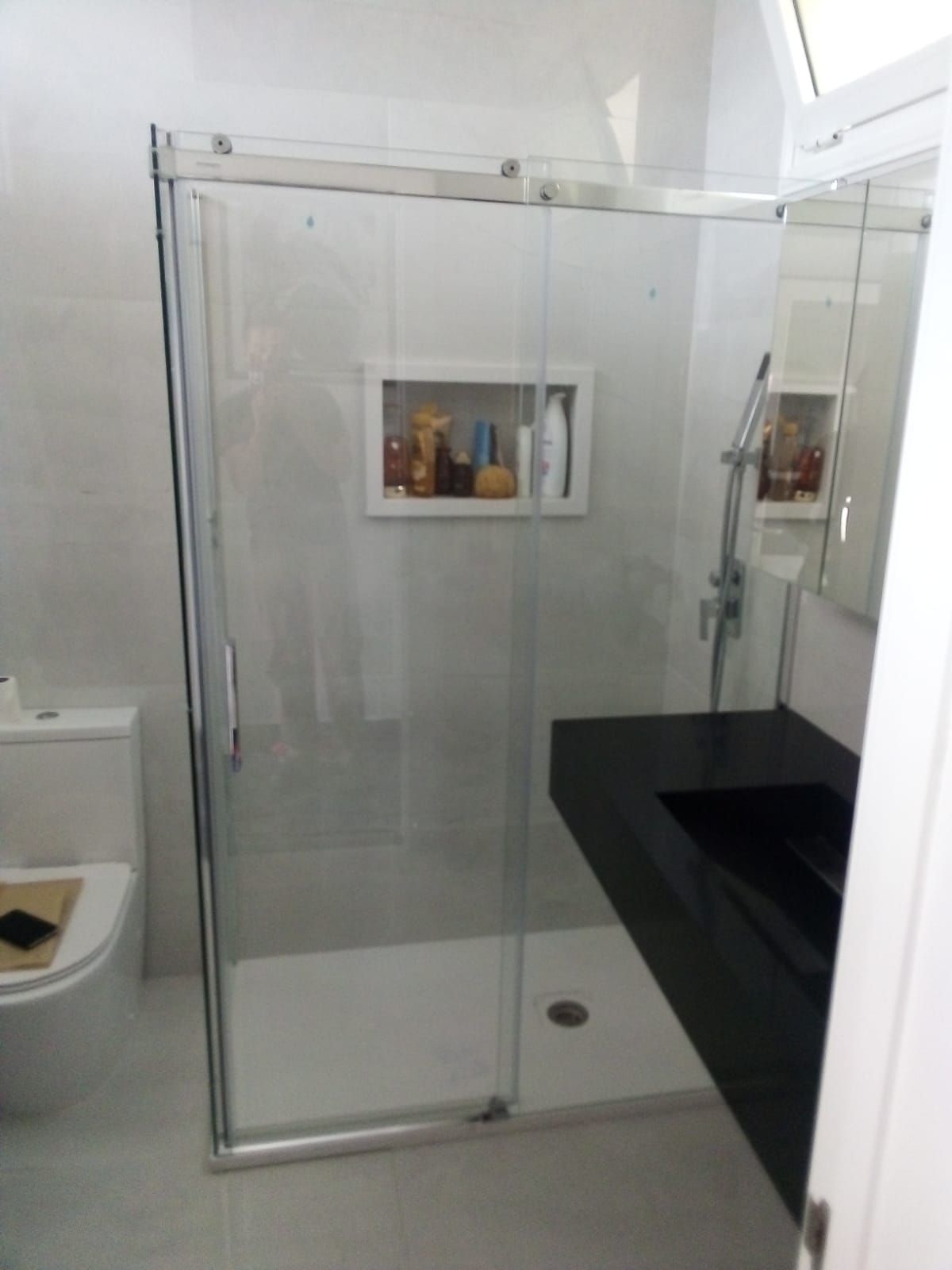 Mampara a medida 1F+1P Y LATERAL