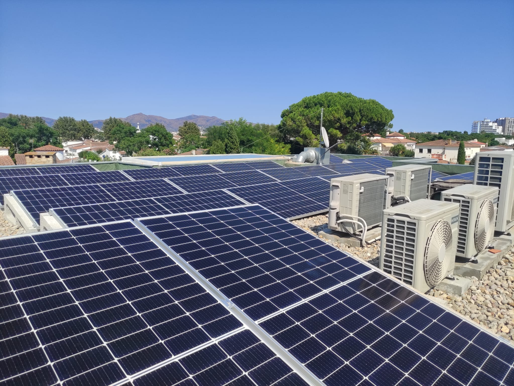 Instalación tejado plano