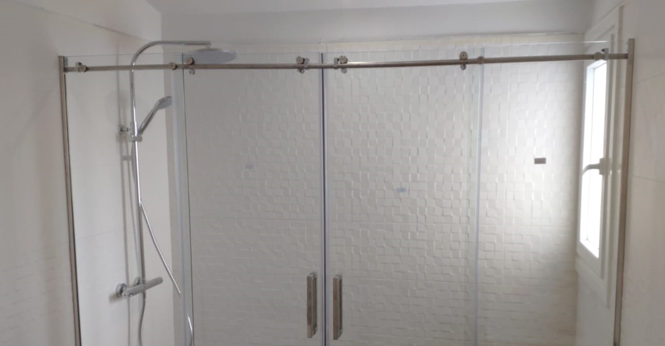 Mampara de 2F+2P correderas a medida