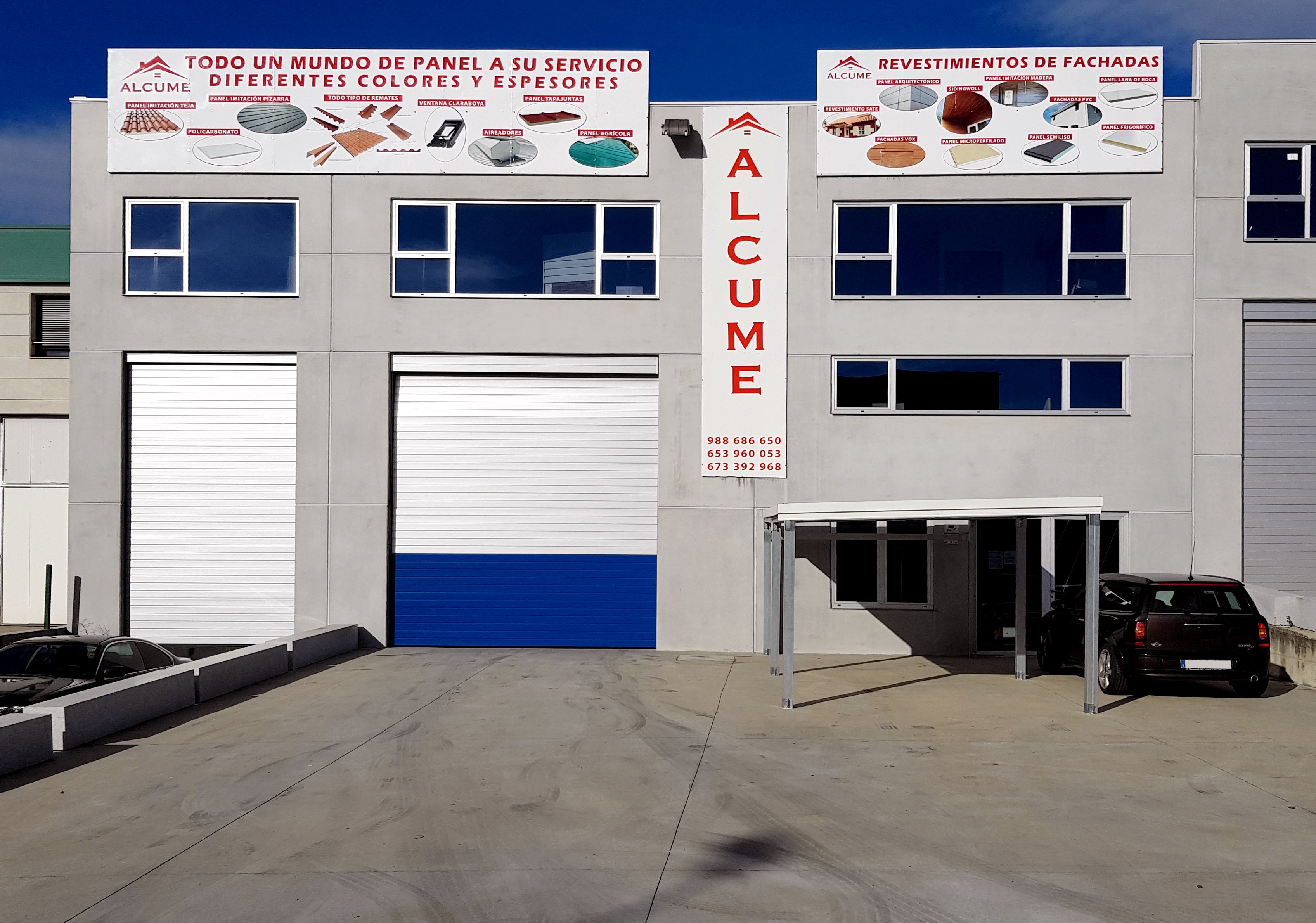 Fachada Nave San Cibrao