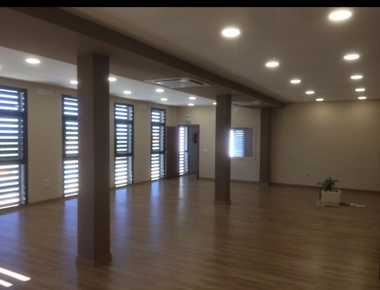 interior reforma casa de la cultura de Jabalquinto