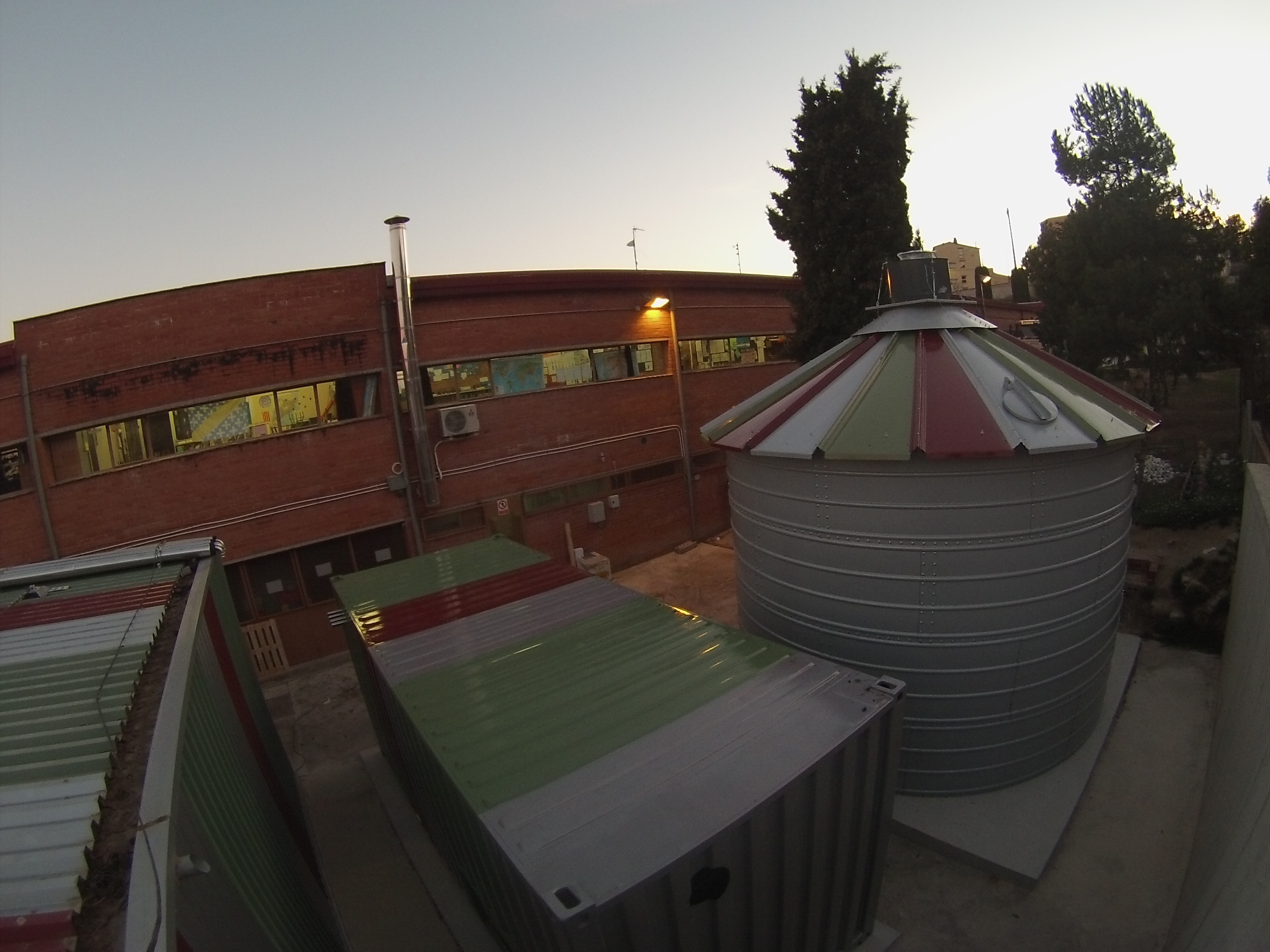 Red de calor de biomasa