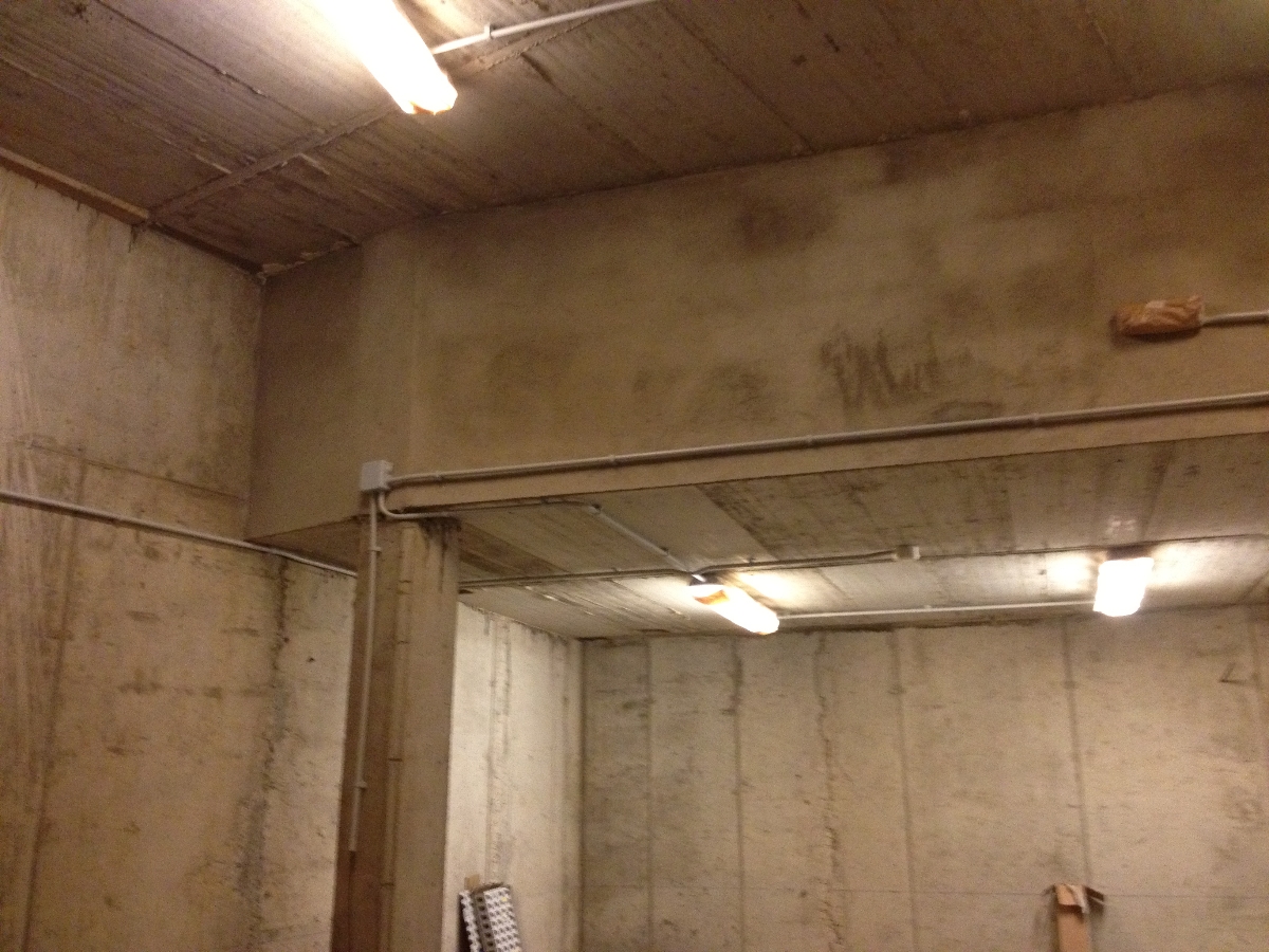 garaje antes de pintar