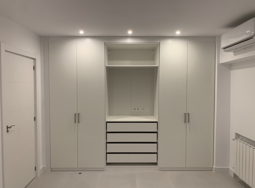 Reforma habitación armarios