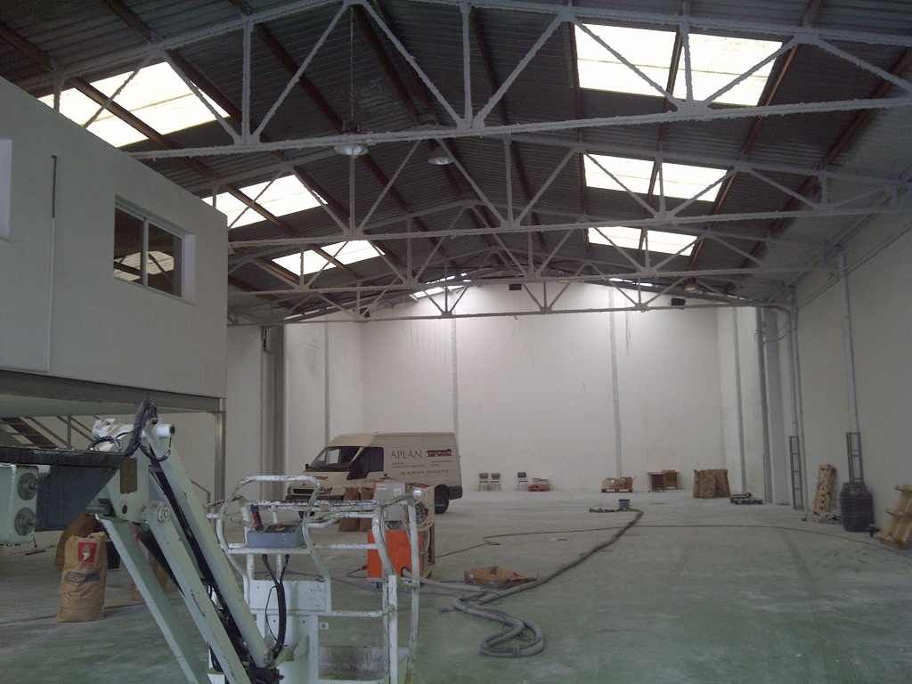 ignifugar nave con lana