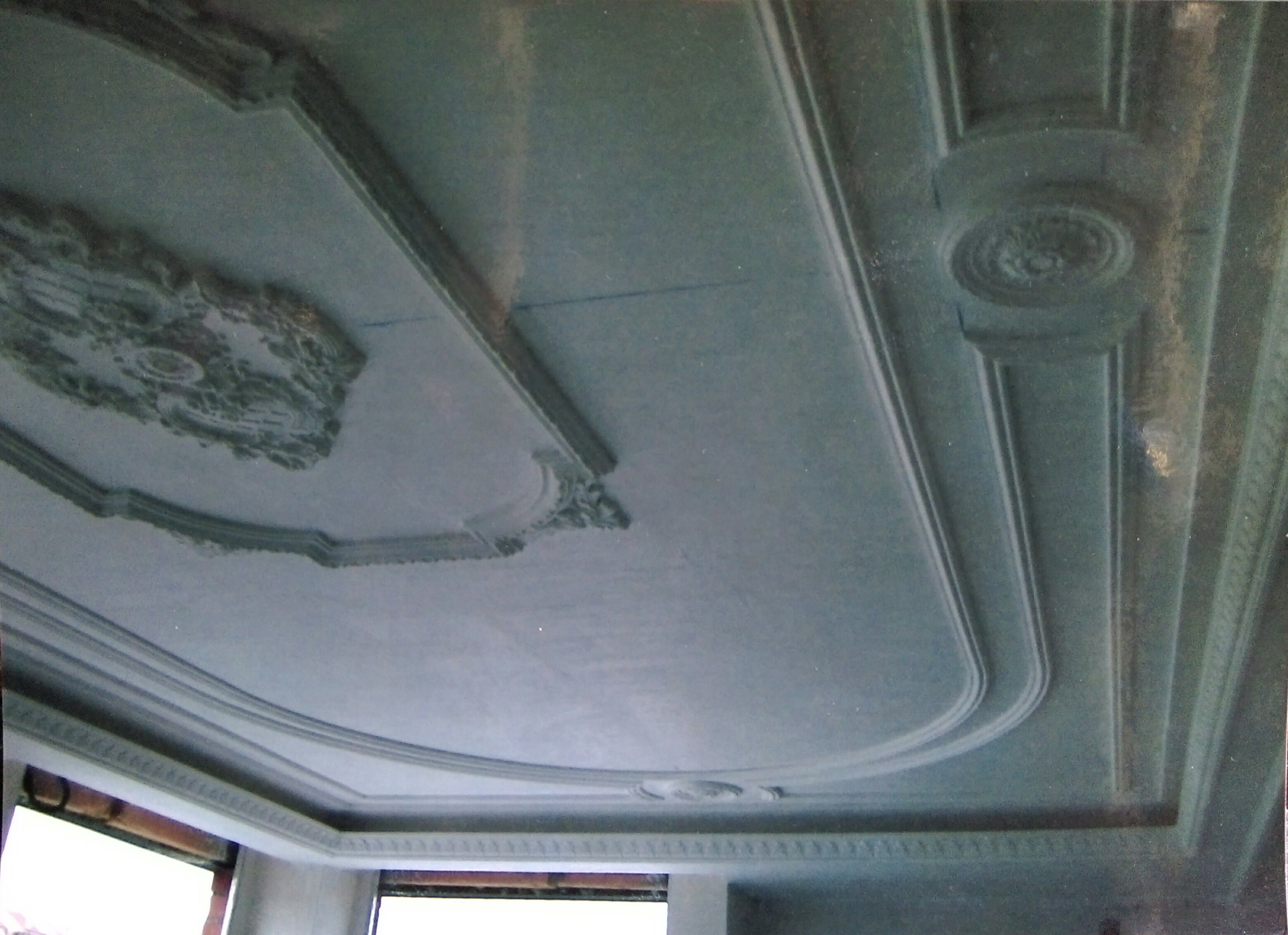 TECHO LISO CON MOLDURA