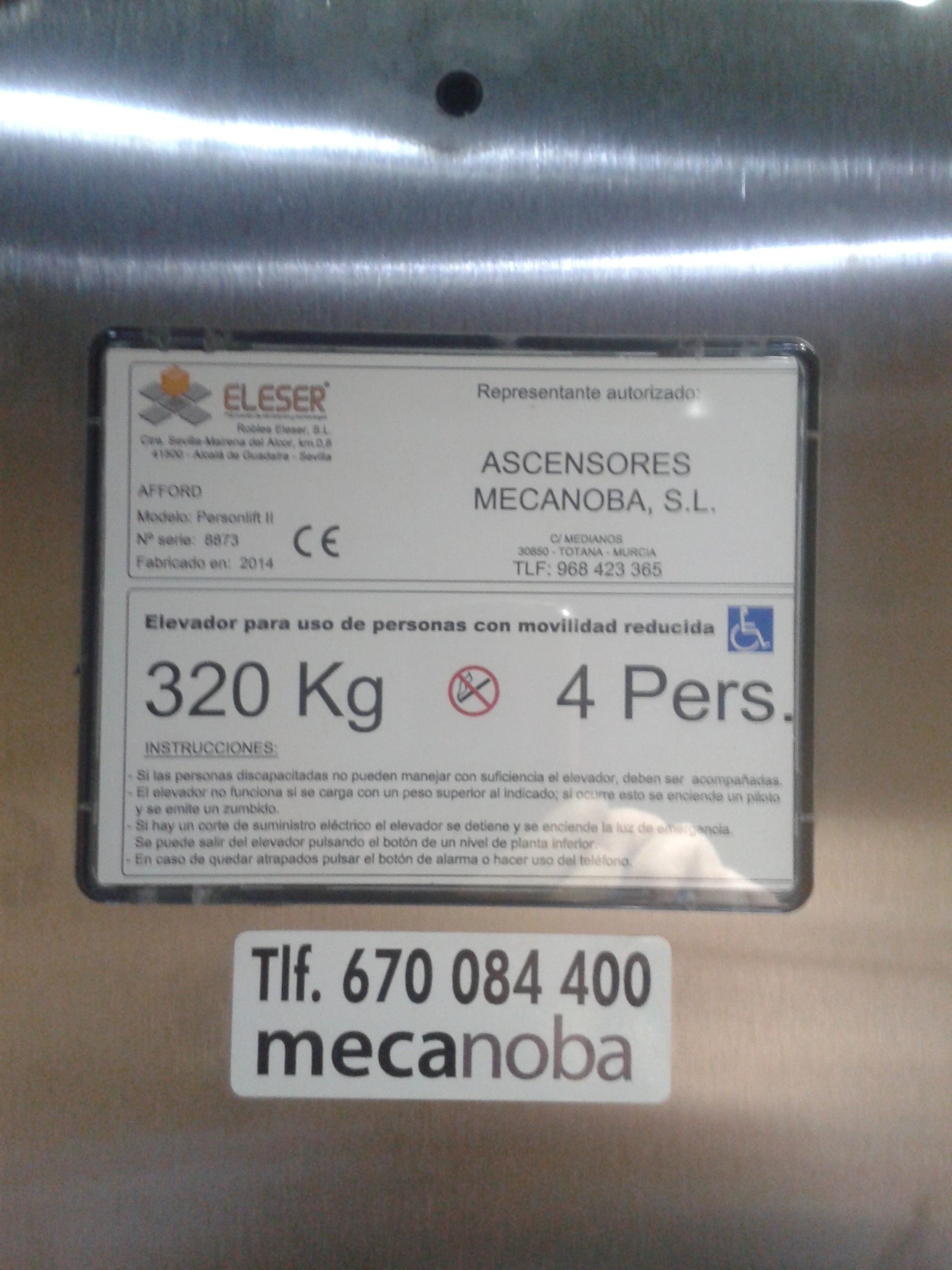 placa identificadora