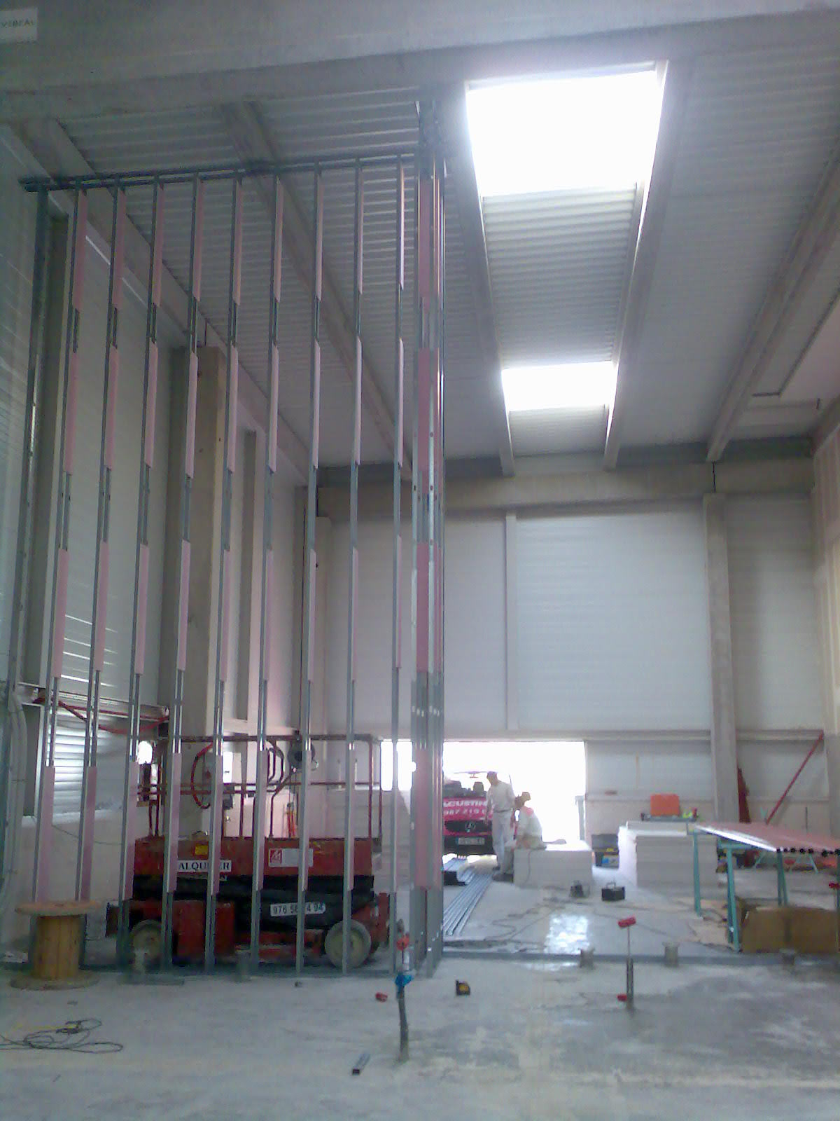 Tabiques grandes alturas