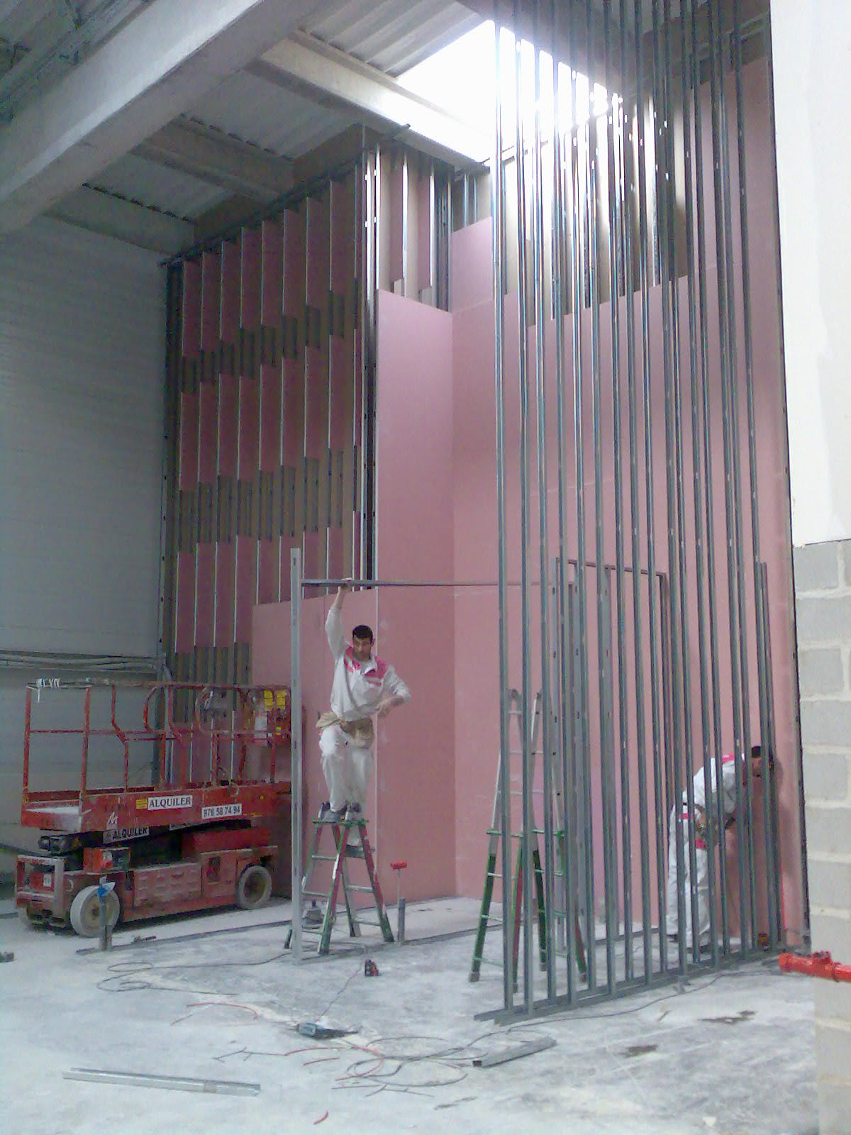 Tabiques grandes alturas