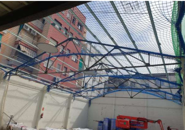 retirada de cubierta