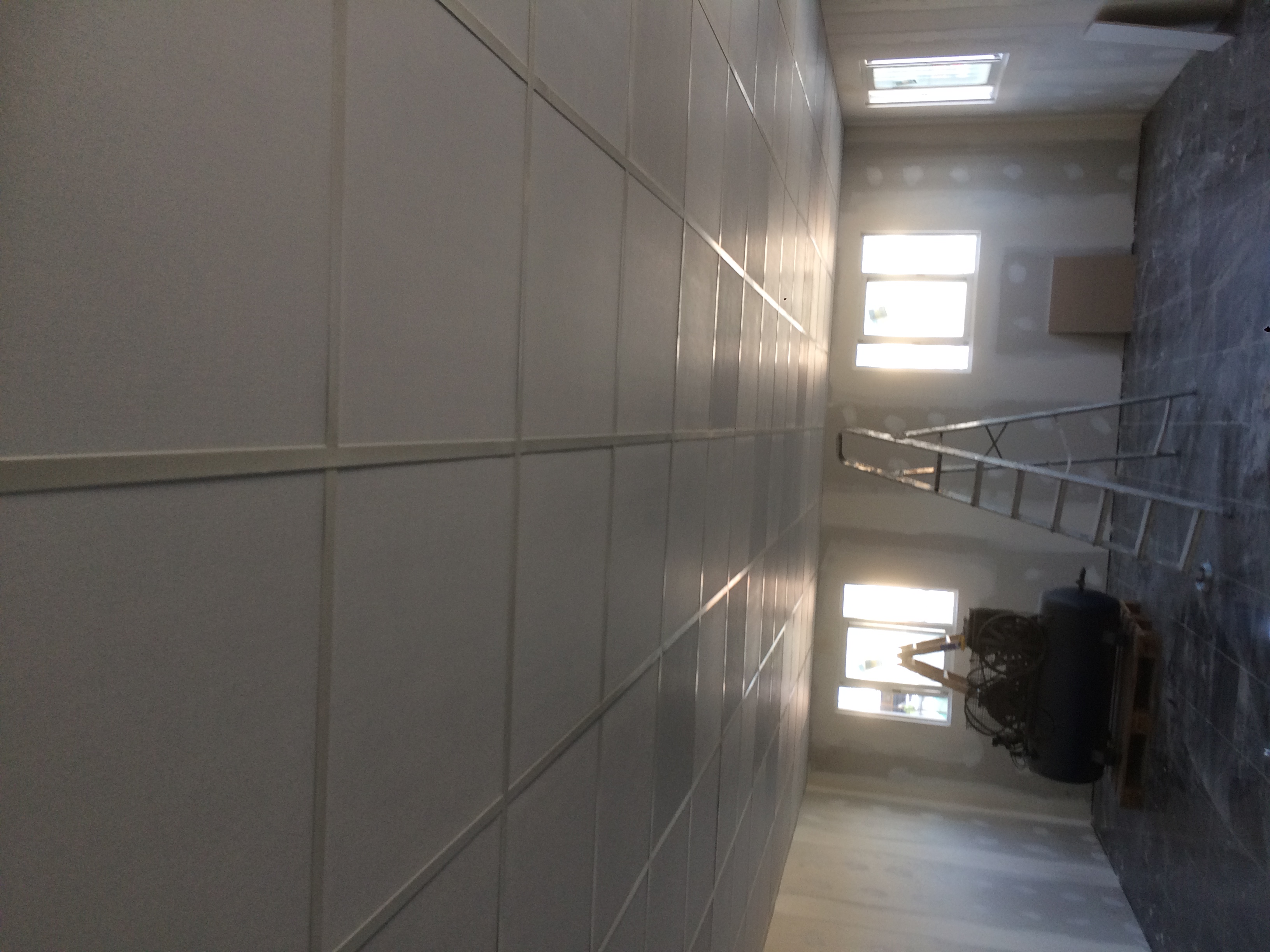 Techo desmontable y trasdosado en pladur