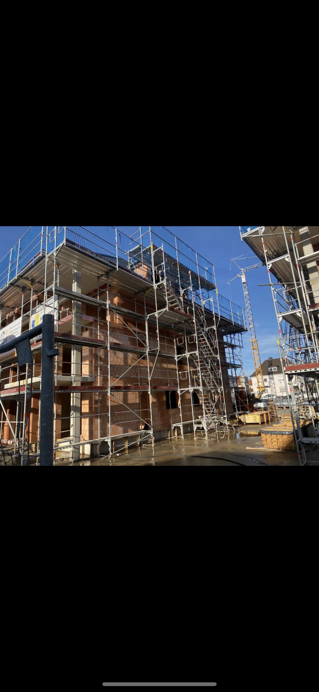 Construcción edificio.