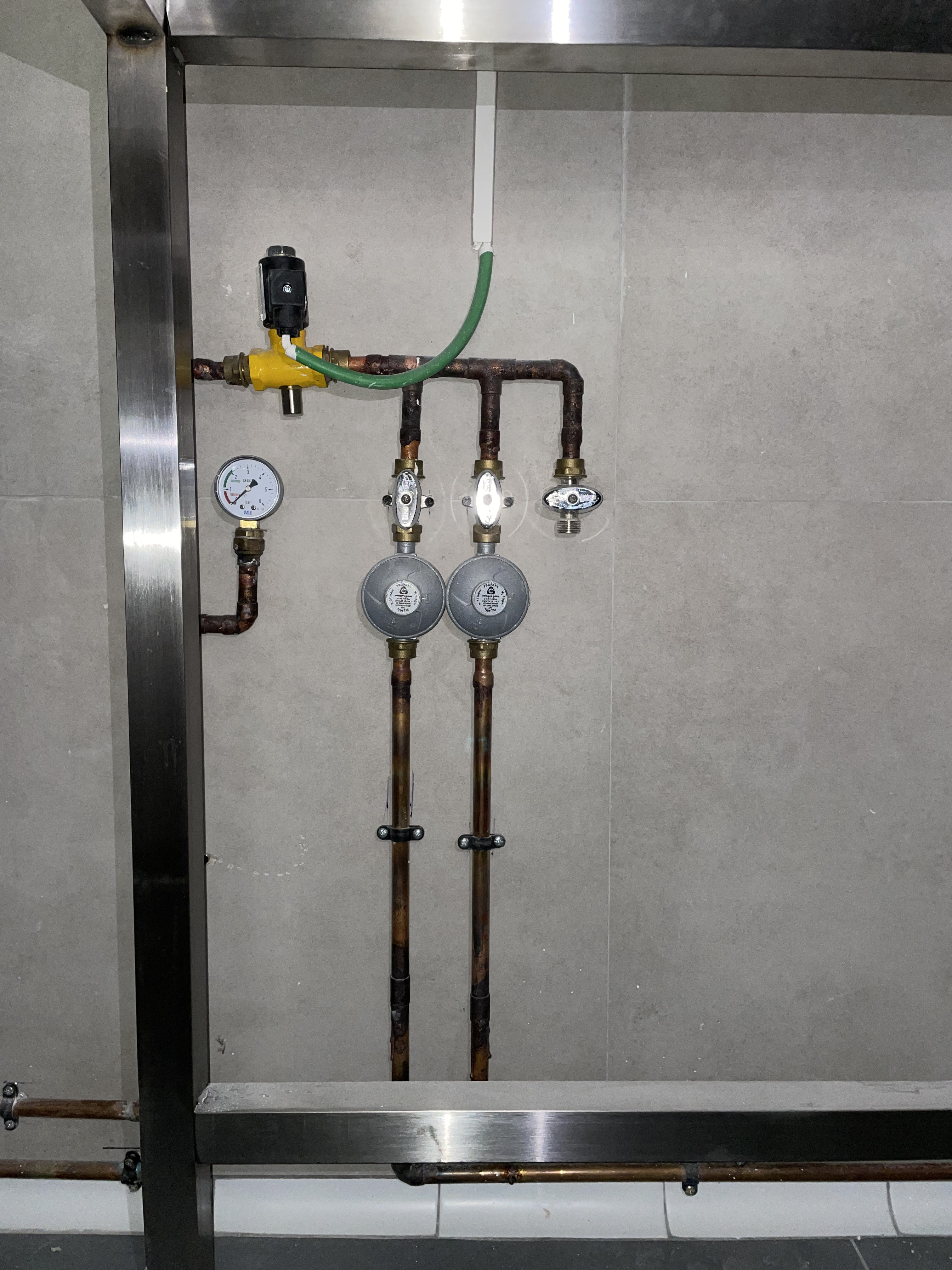 Instalación de propano