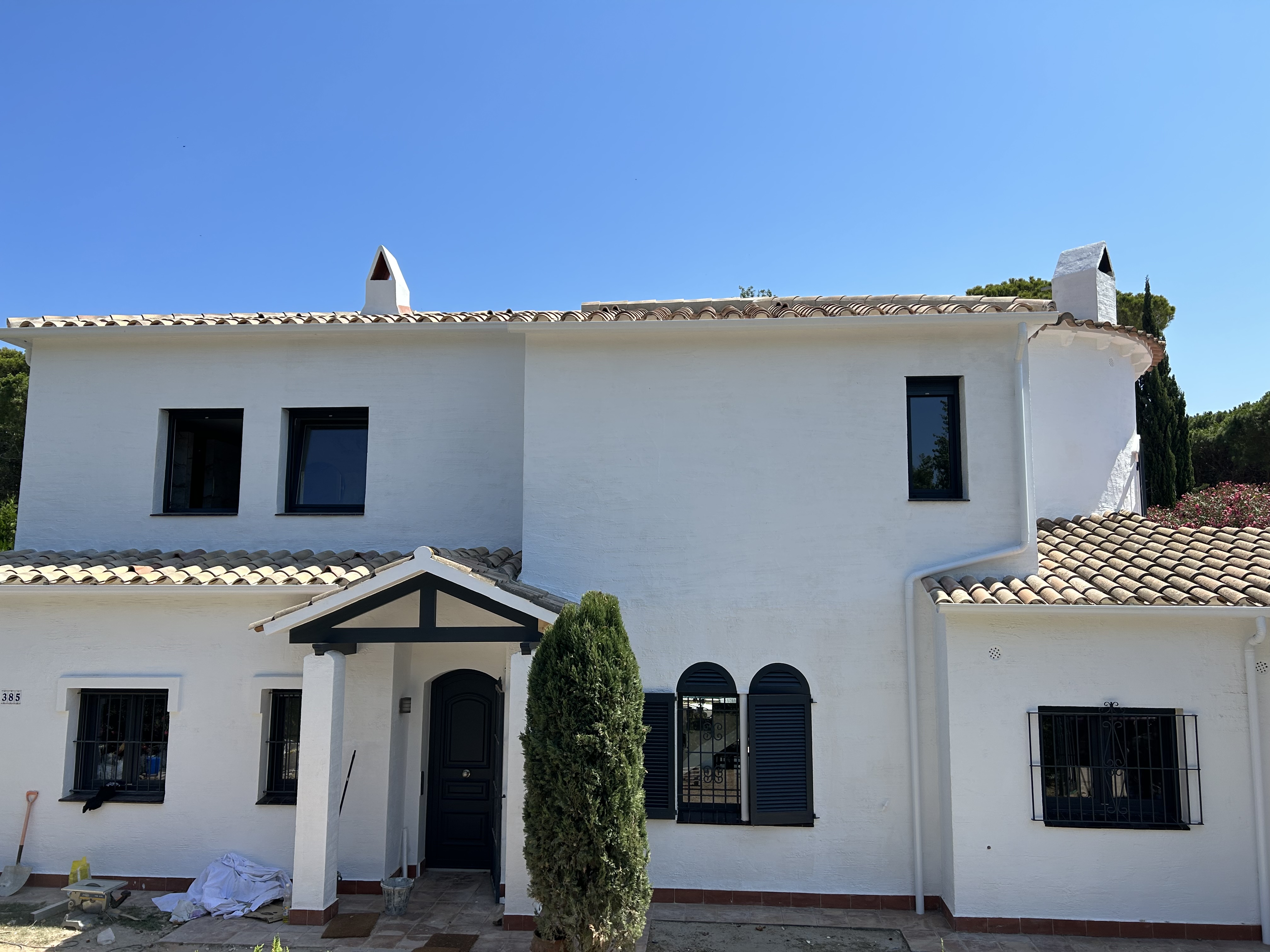 Fachada ampliacion casa