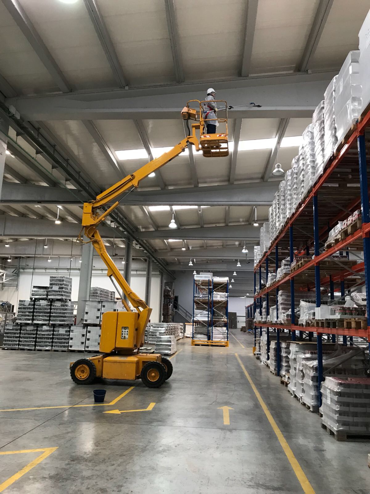 Limpieza industrial en altura