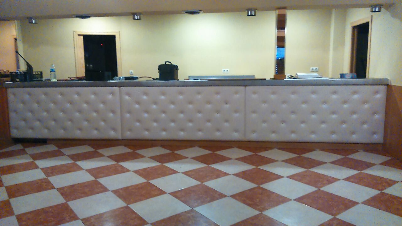 Tapizado de mostrador