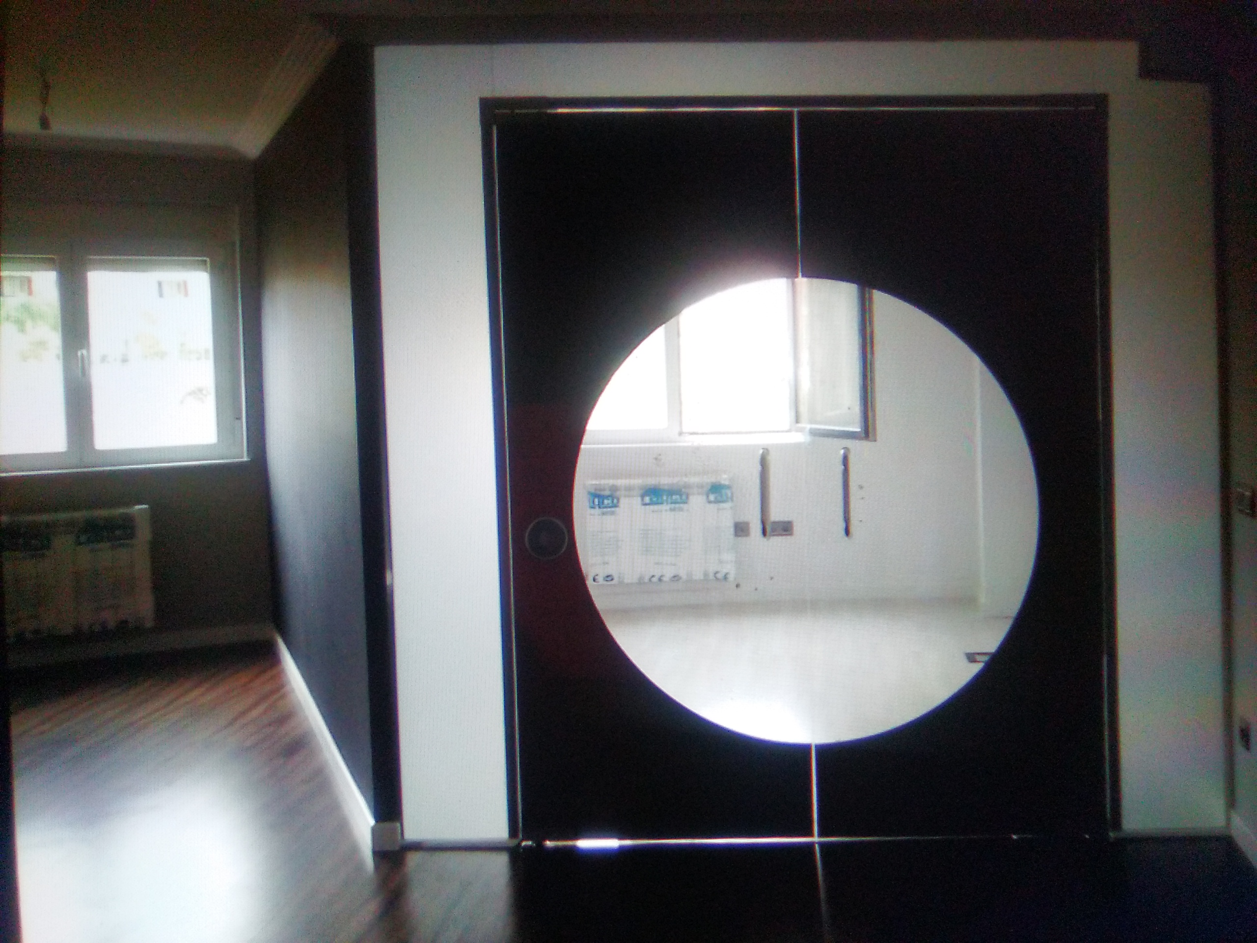 Sala de cine en el salón de la vivienda