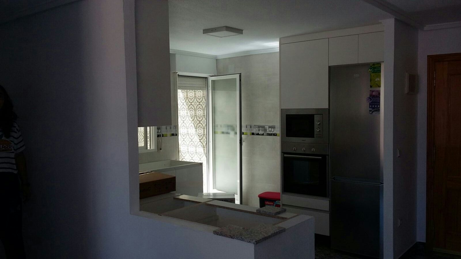 finalización con muebles y electridomesticos