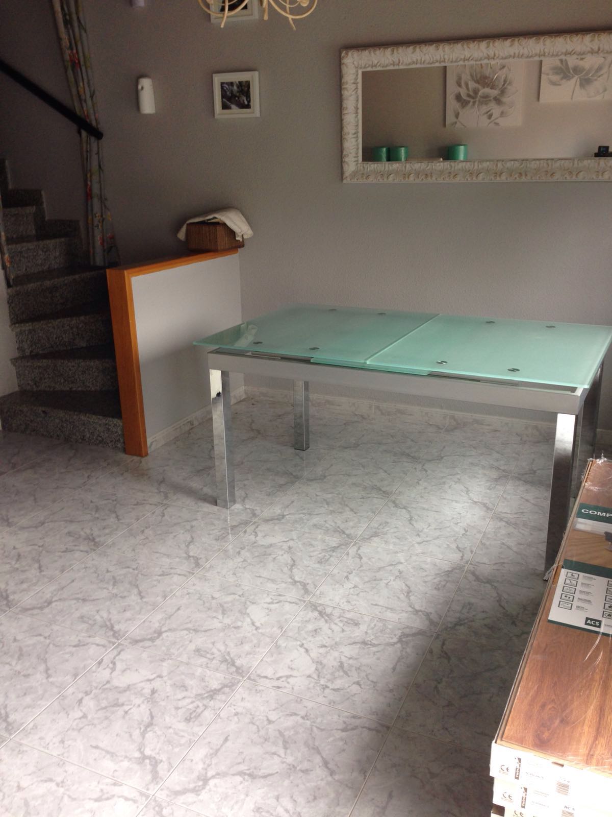 antes de la instalación