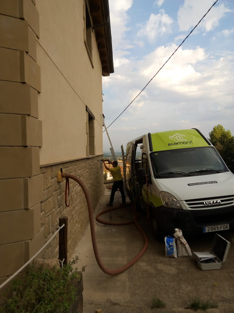 Aislamiento de fachada por el exterior.