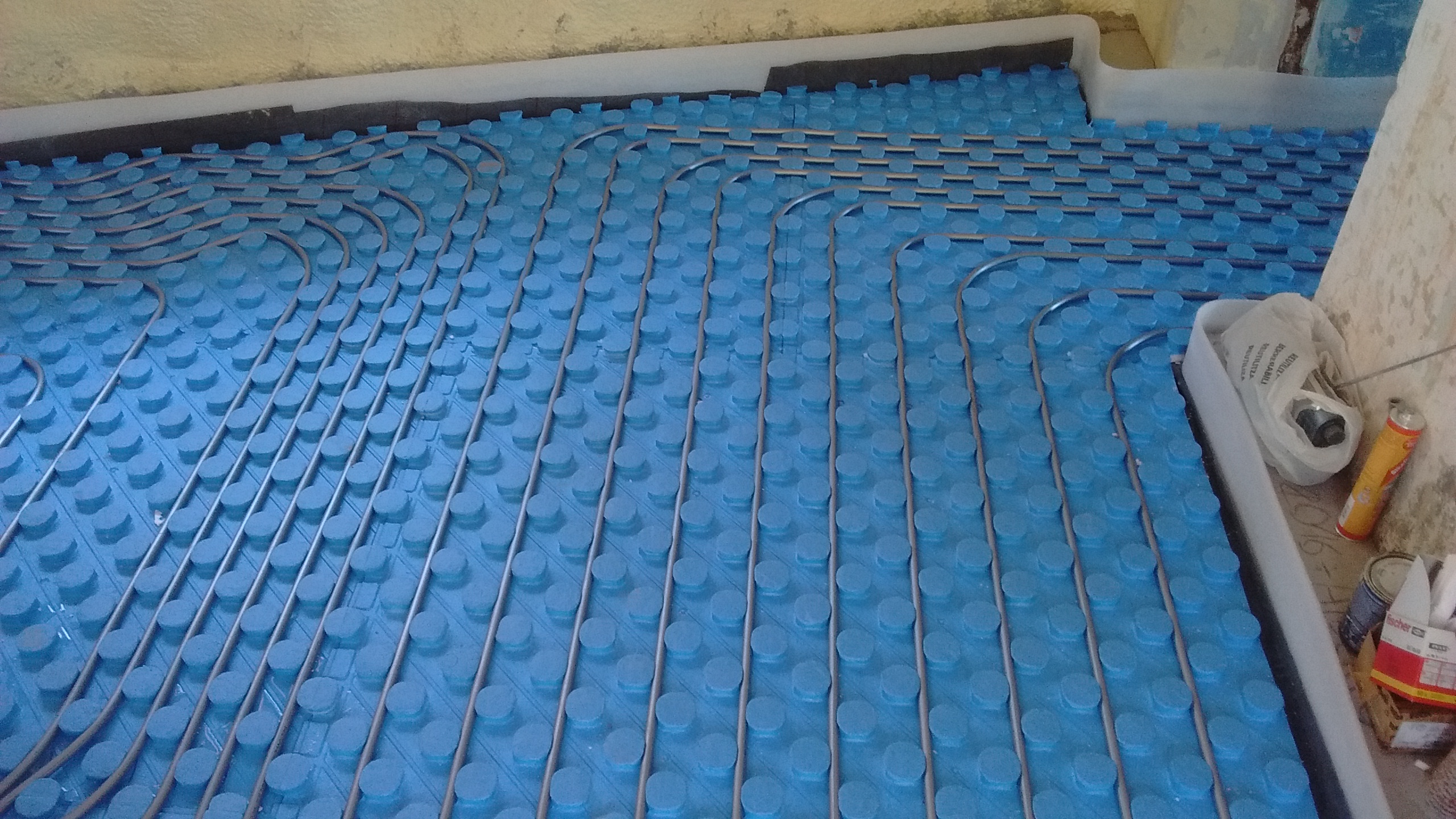 Distribución circuitos  suelo  radiante