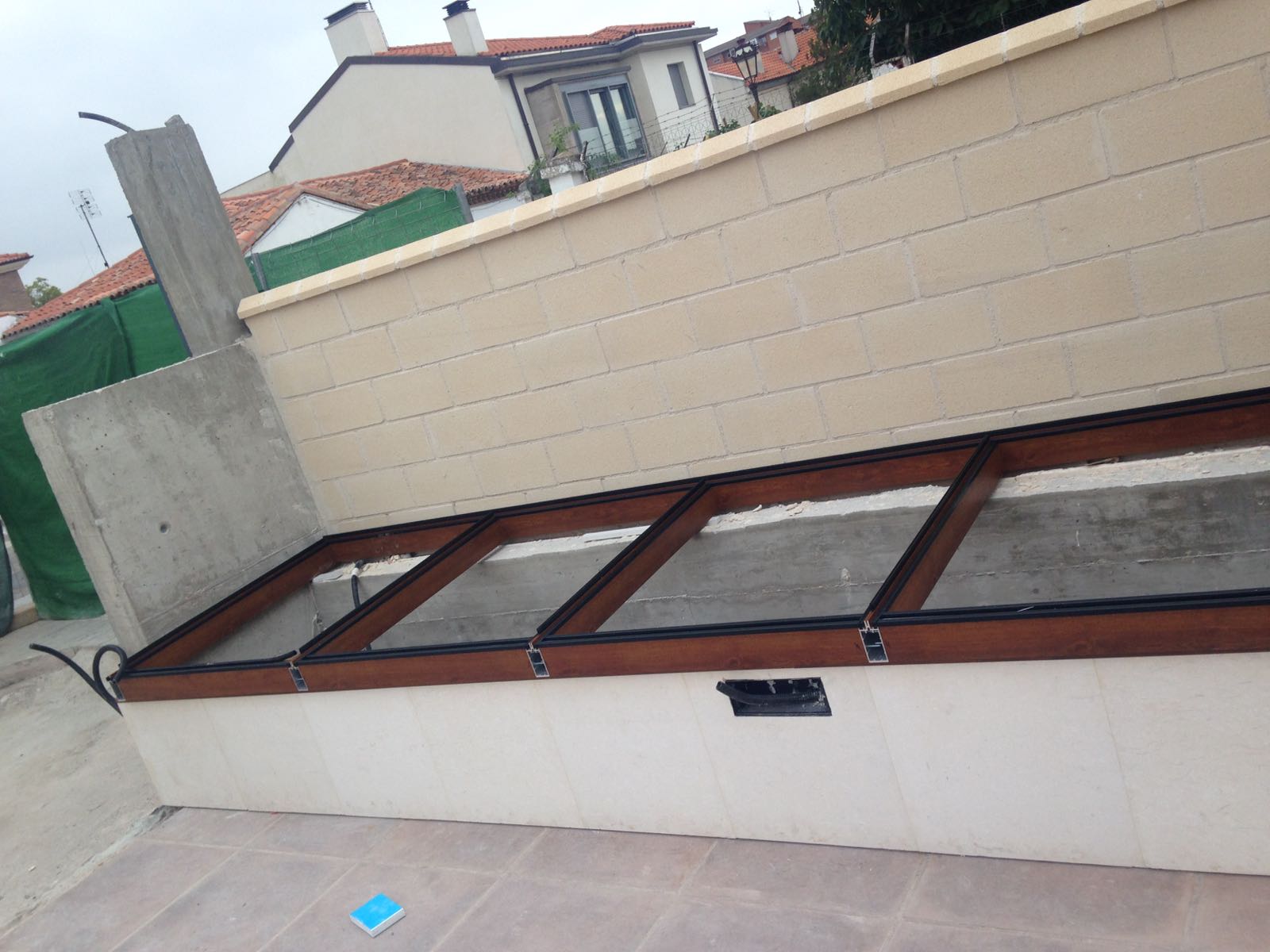 lucernario de aluminio