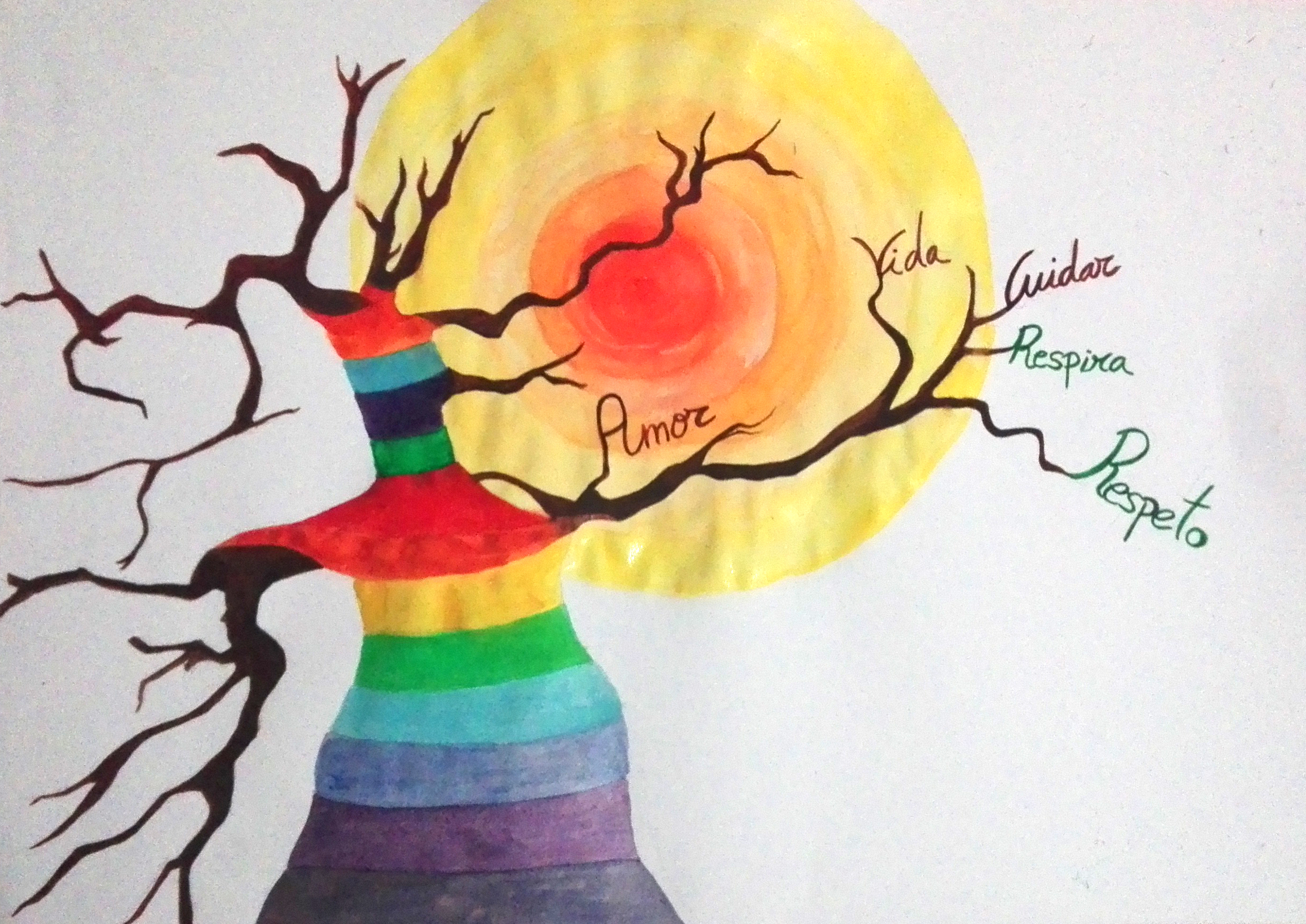 Boceto de Mural ganador concurso "III Certamen de Pintura Mural"