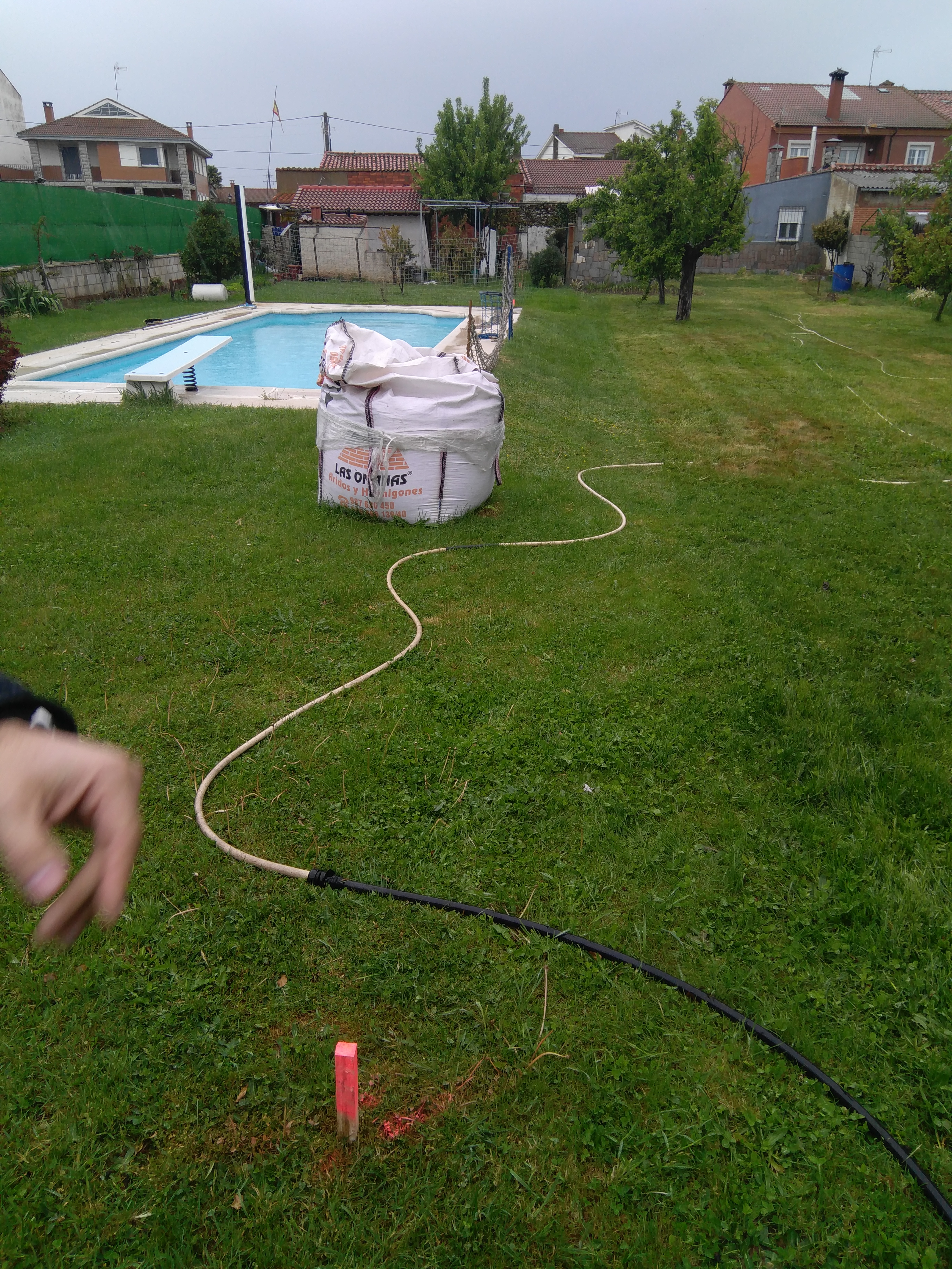 Deslinde de parcela según planos antigüos.