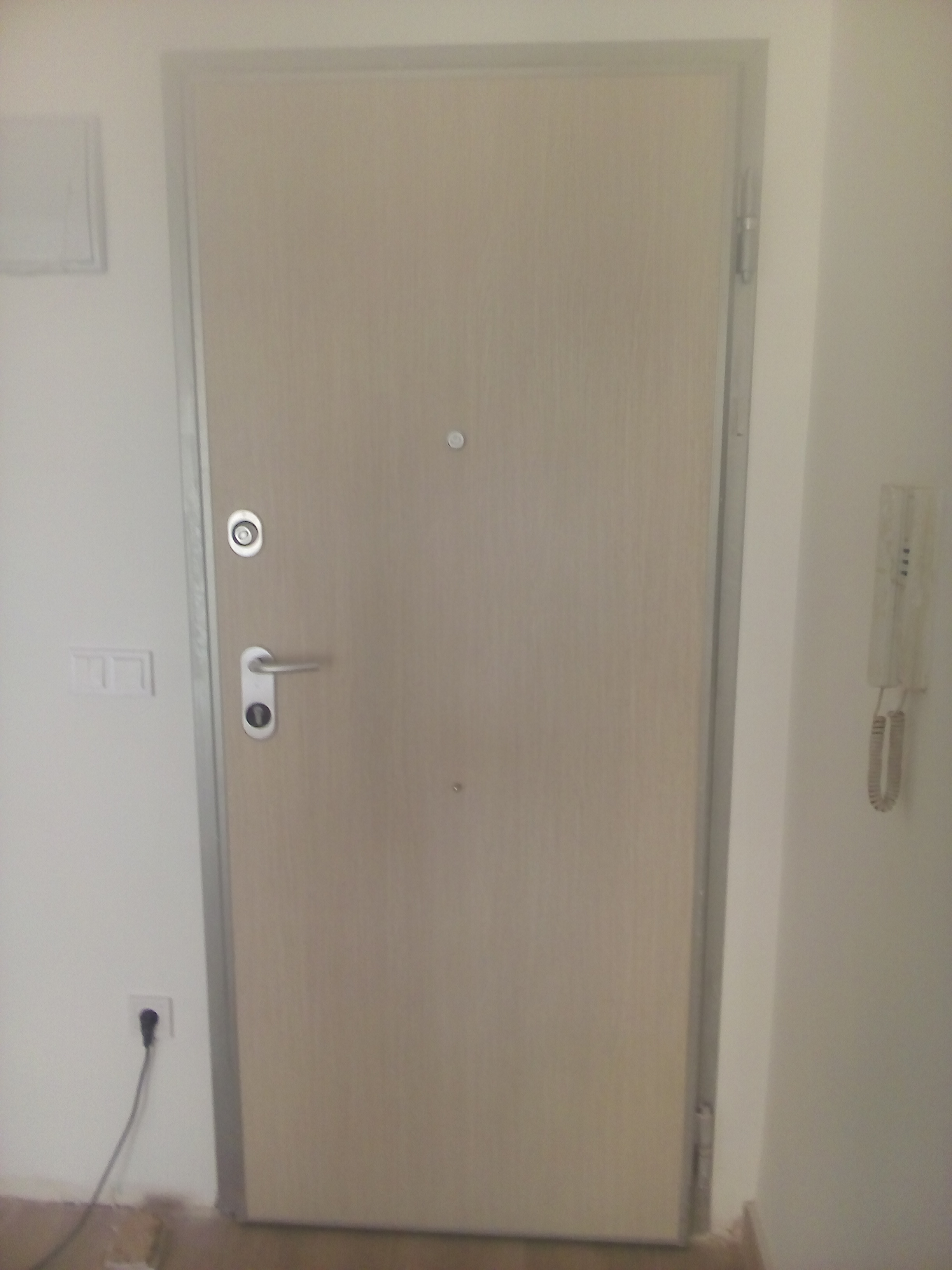 Panelado y montaje de puerta de entrada