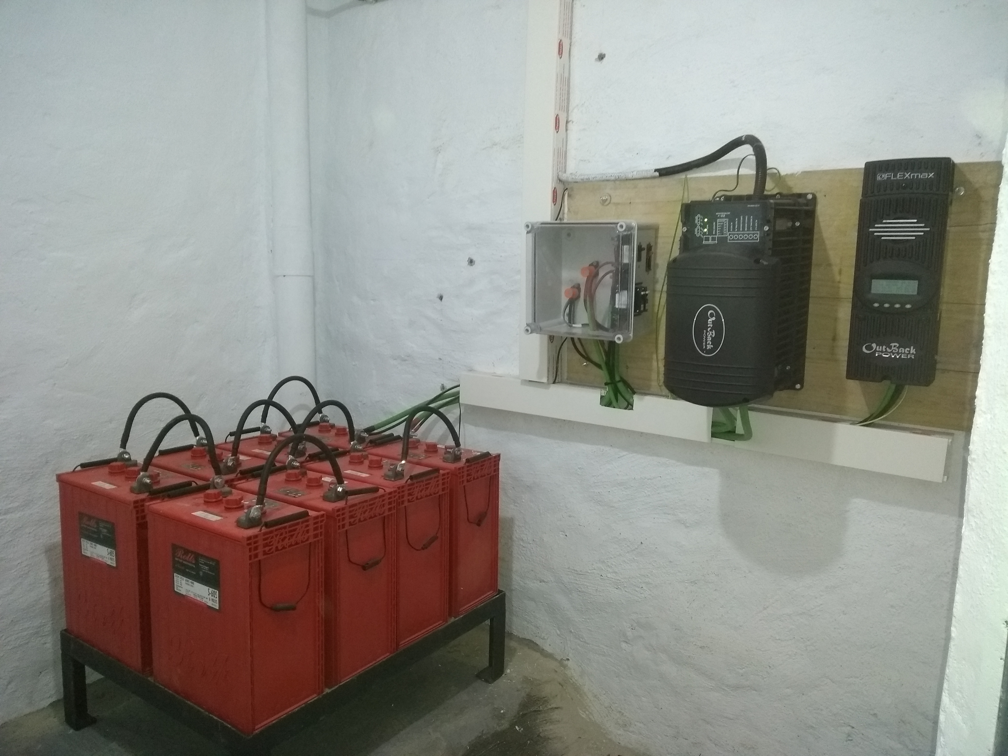 Instalación solar aislada