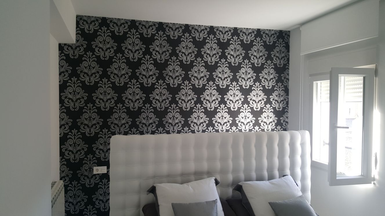 Cabecero de papel pintado