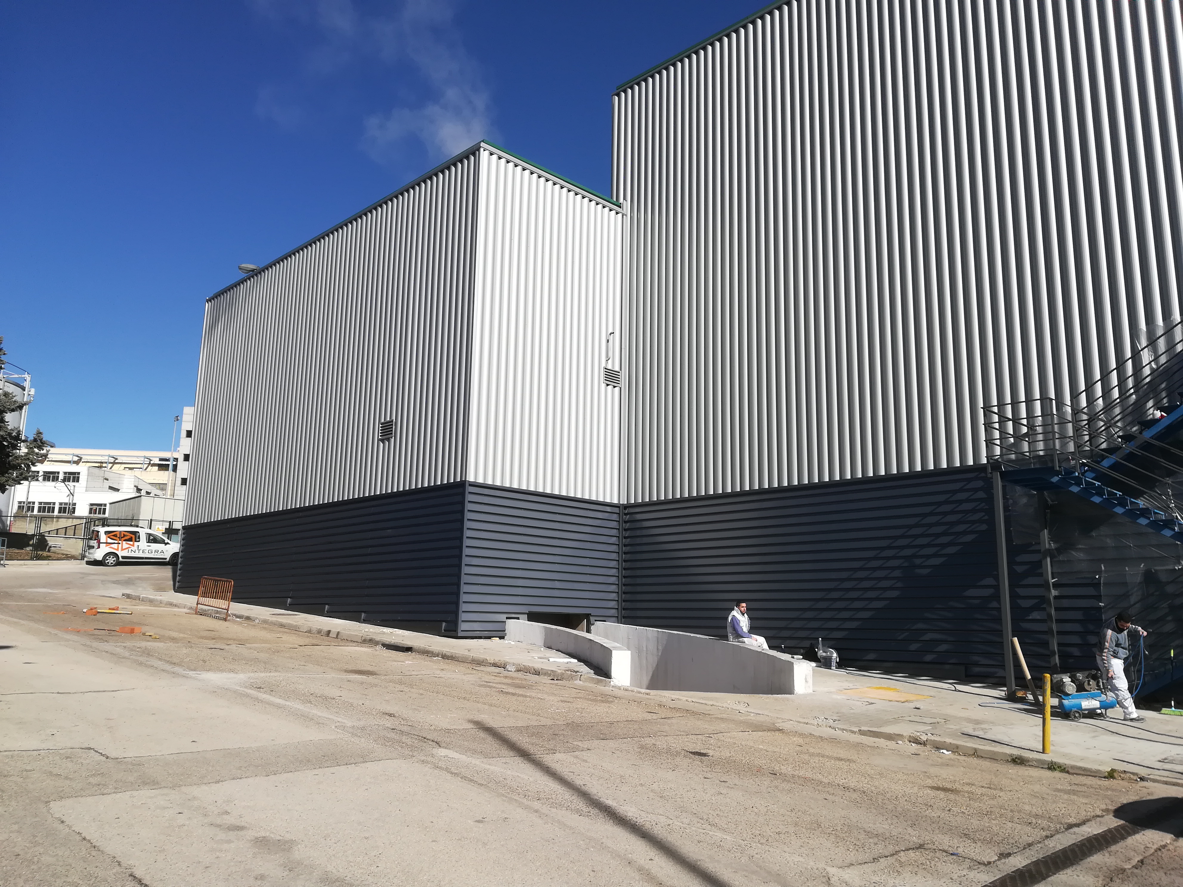 Fachada en hospital RAMÓN Y CAJAL