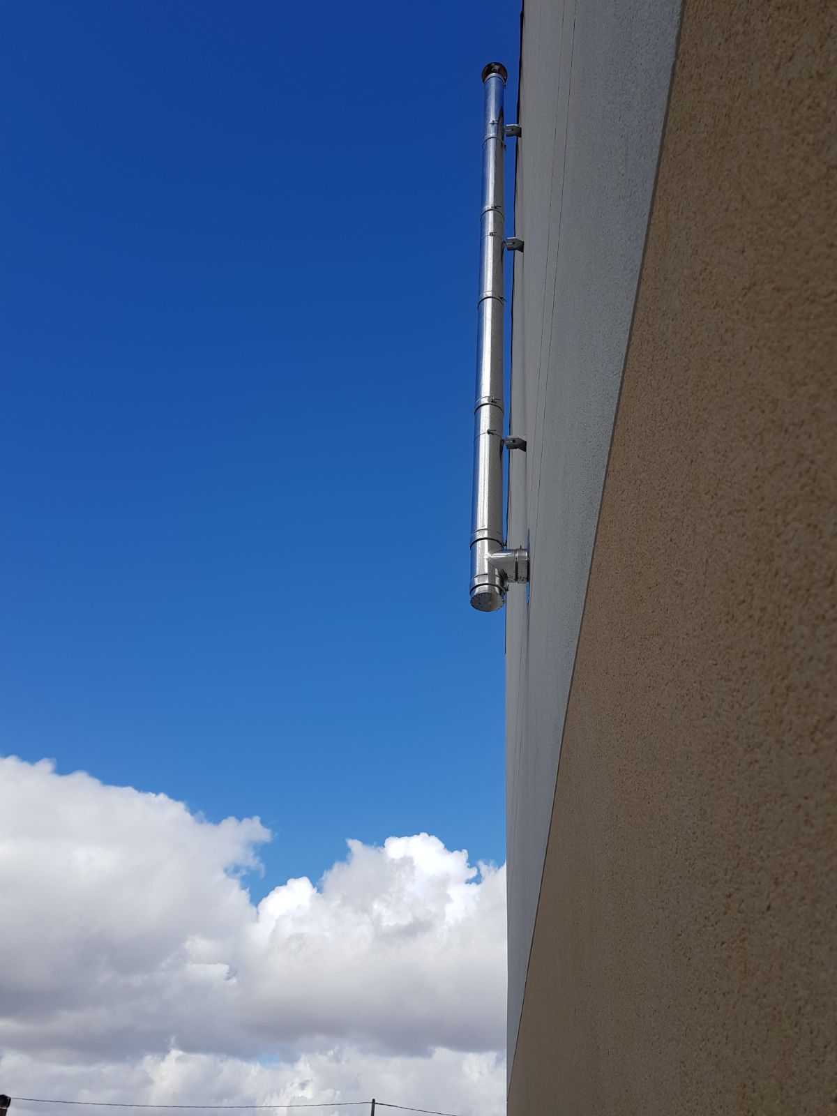 Chimenea de doble capa