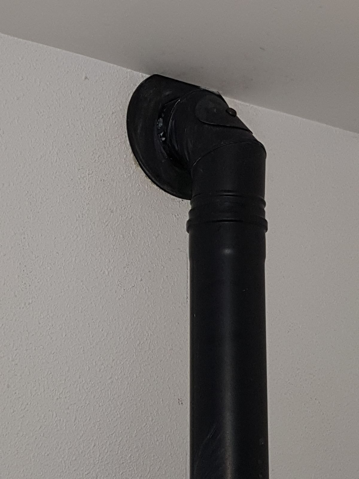 Salida de chimenea de pellets