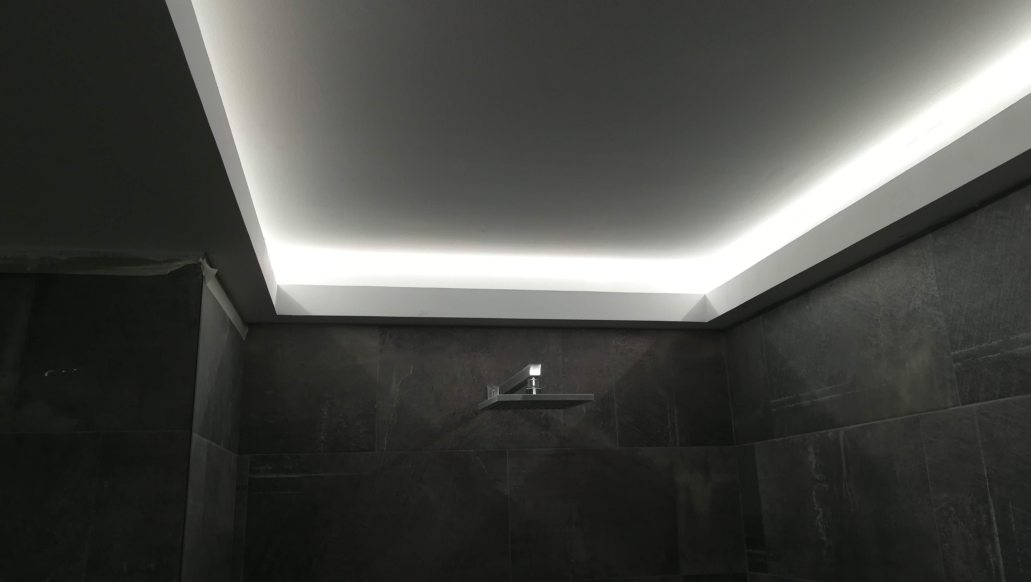 Techo de pladur con luz indirecta