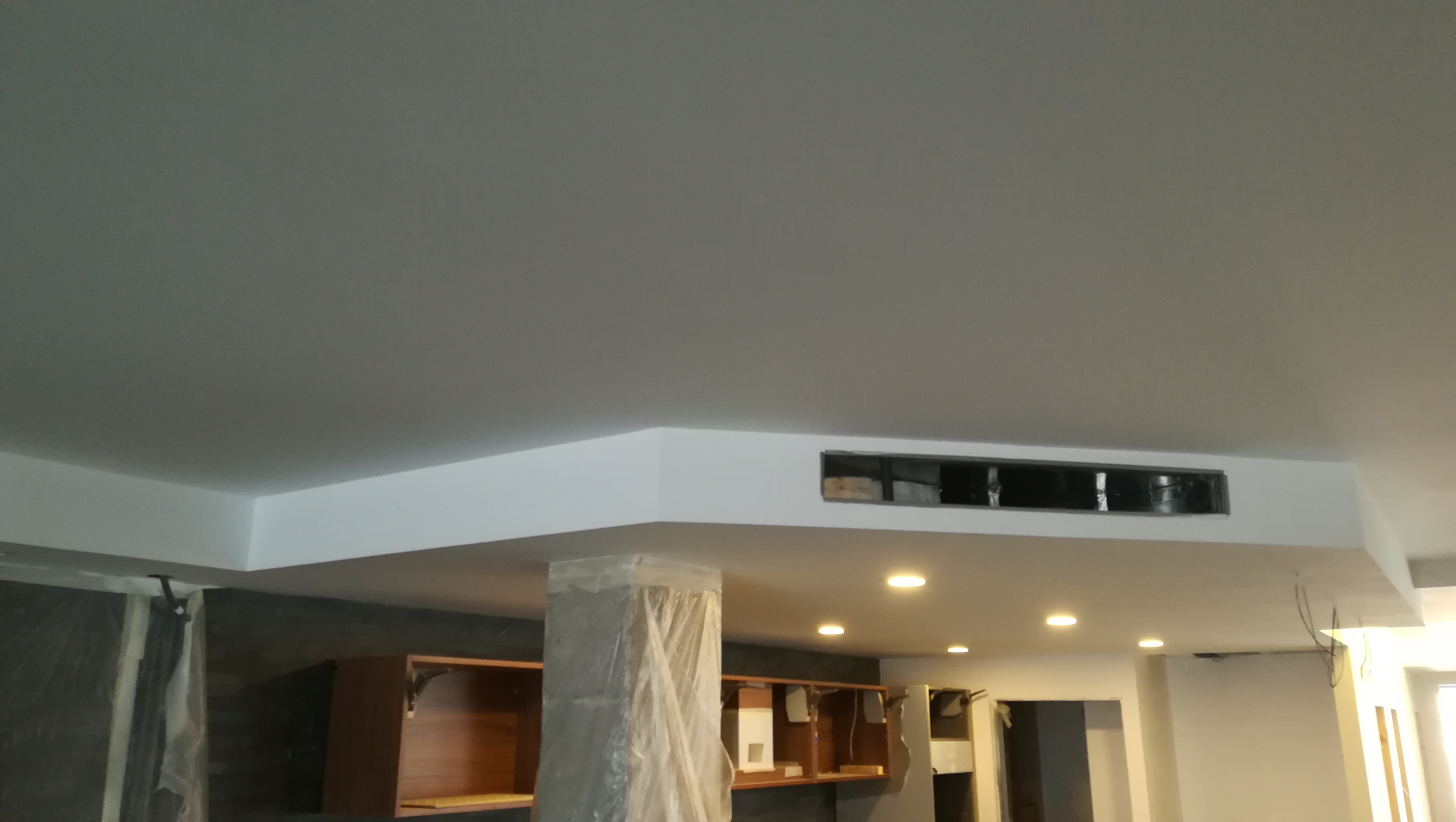 Techo y tabica de pladur