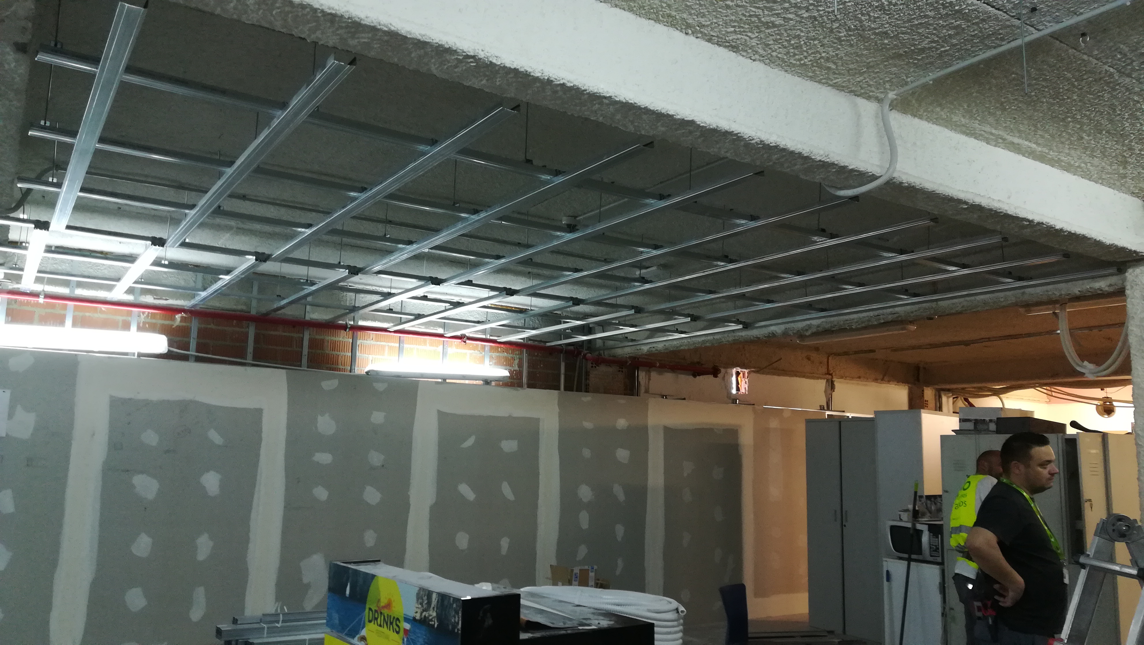 Falso techo + trasdosados