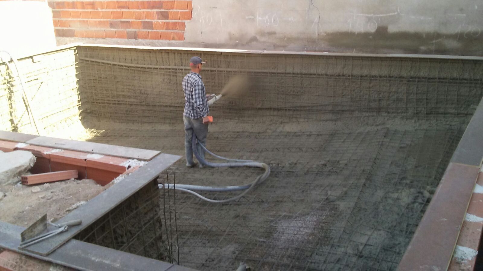 proyectado de piscina