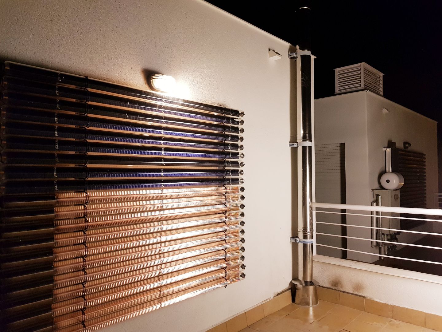 instalación chimena